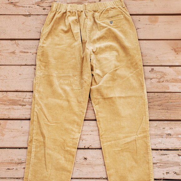 LL Bean Tan Corduroy Pants - Size 14 - Picture 6 of 9